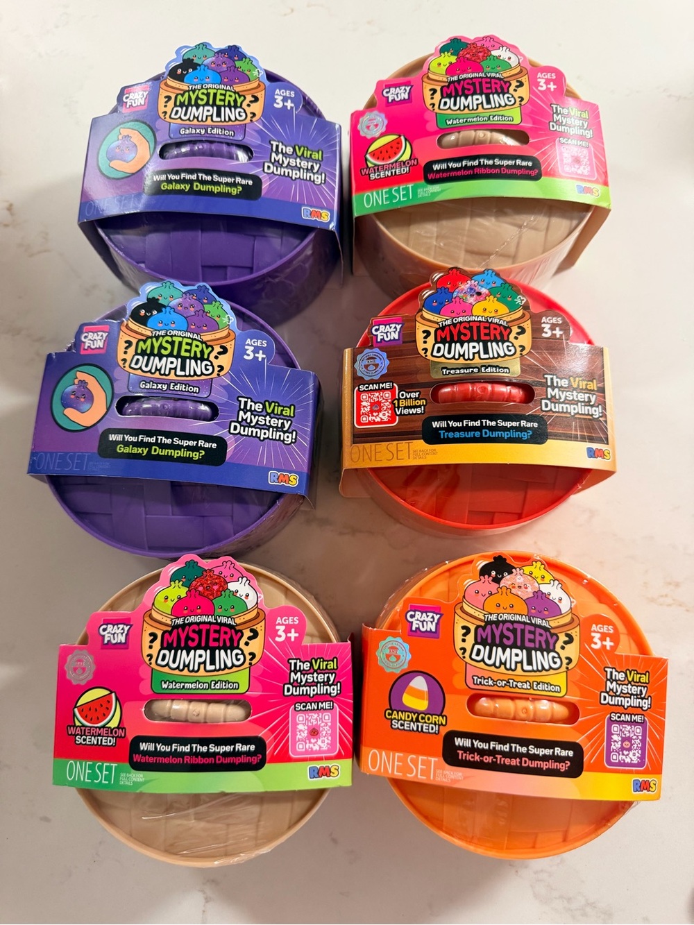 Lot of 6 RMS Mystery Dumplings sealed